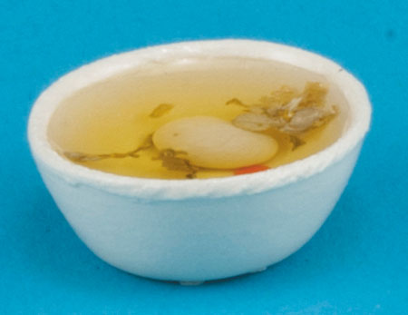 Dollhouse Miniature Bowl Of Chicken Soup